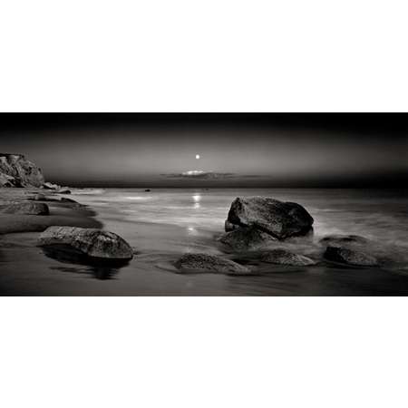 Moonrise Over Beach