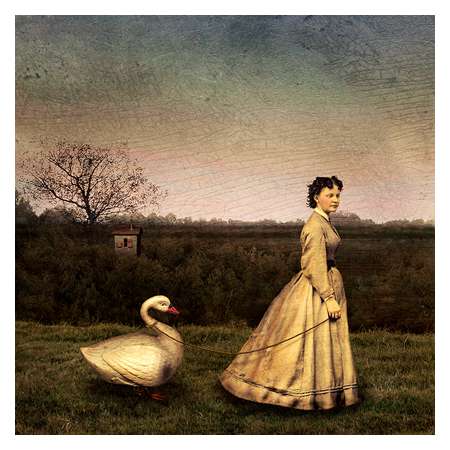 Woman with Swan