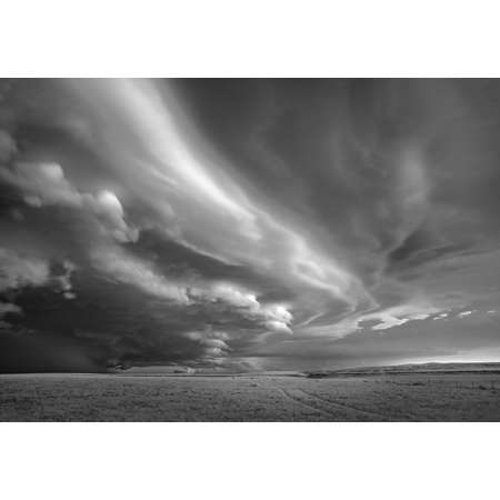 Supercell Swirls and Lightning