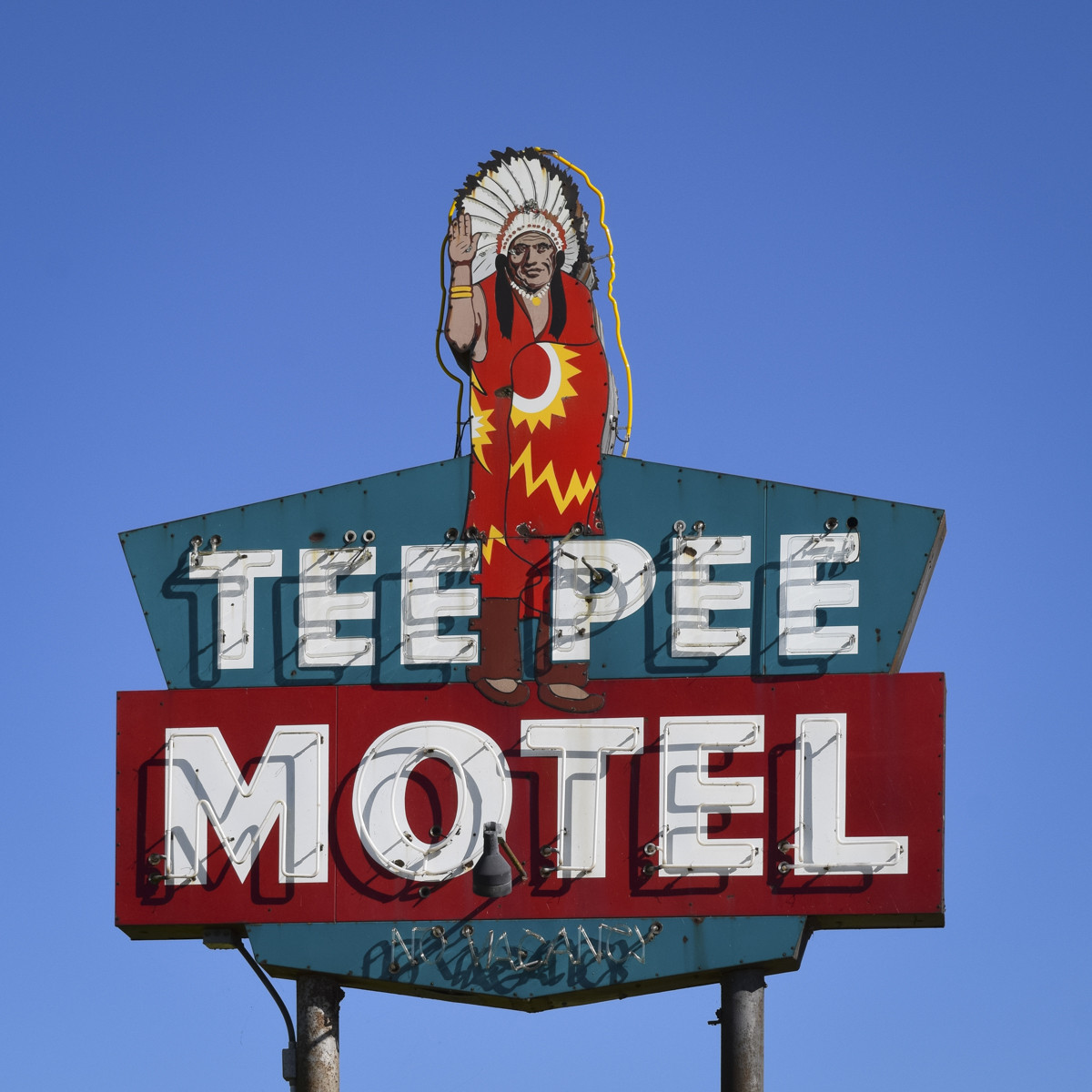 Tee Pee Motel in Wharton