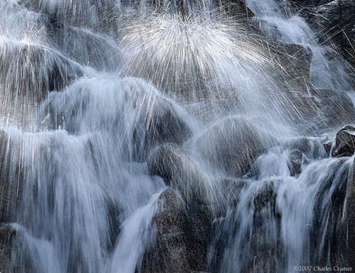 Cascade Detail, below Waterwheel Falls, Yosemite