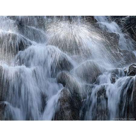 Cascade Detail, below Waterwheel Falls, Yosemite