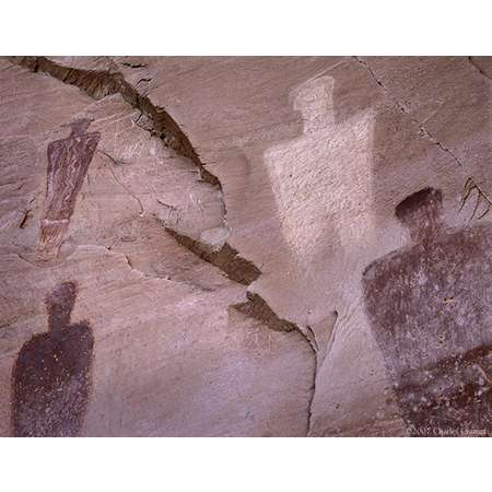 Four Figures, Horseshoe Canyon, Utah