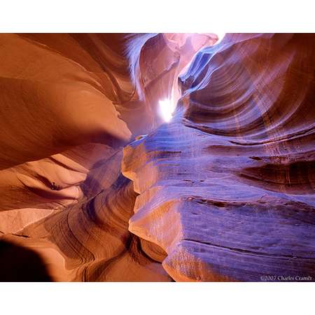 Overhead Spiral, Antelope Canyon, Arizona