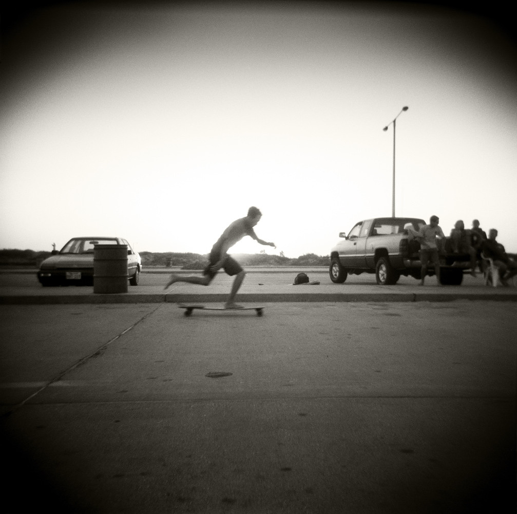 Skateboarder, South Padre Island, 2001