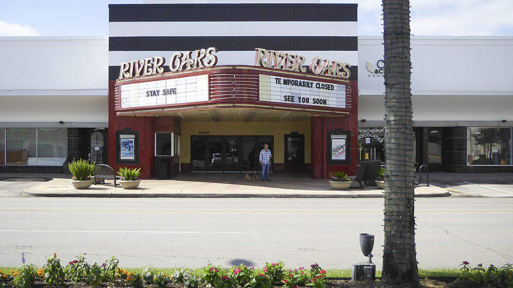 Molly Block, River Oaks Theater in Houston, TX during Covid-19