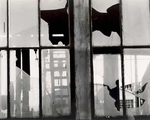 Brett Weston, Storefront, San Francisco (Broken Window)