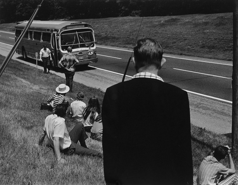 Catherine Couturier Gallery Ida Wyman Breakdown on the Jersey Pike, New Jersey, ca. 1970