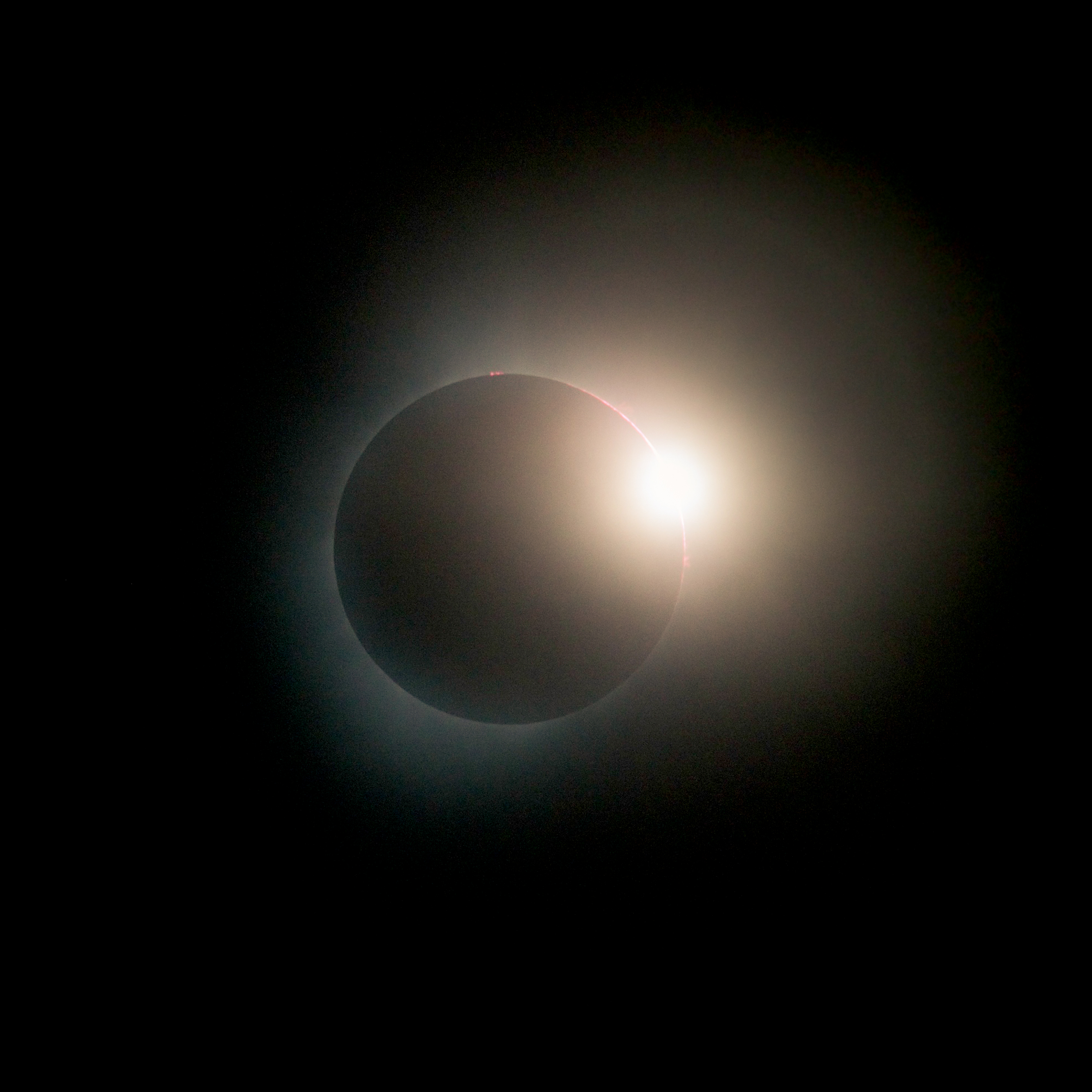 olar Eclipse Nebraska, Aug 2017 Diamond Ring, Kate Breakey, Orotone, Catherine Couturier Gallery